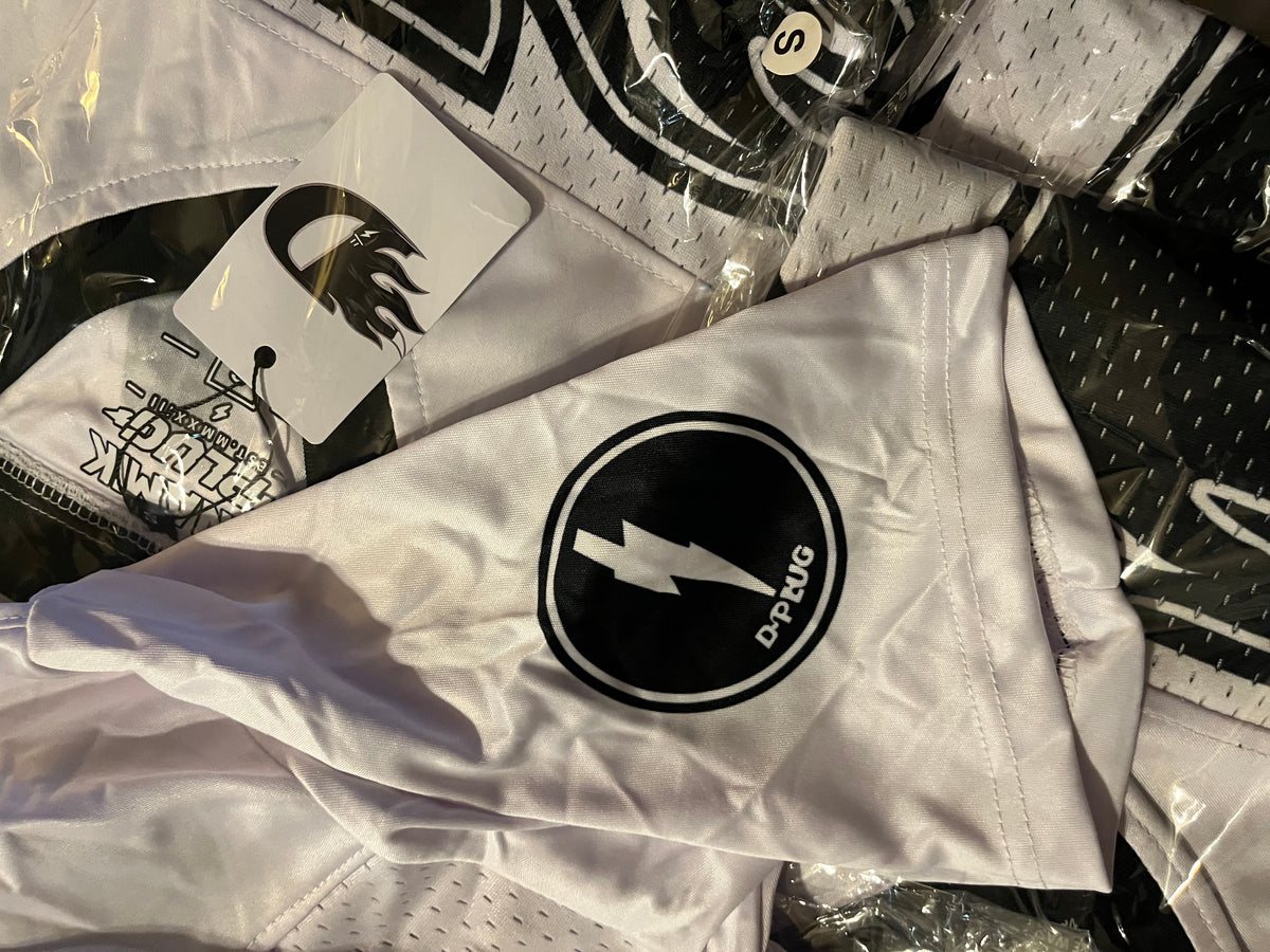 D FLAME - WHITE/BLACK JERSEY