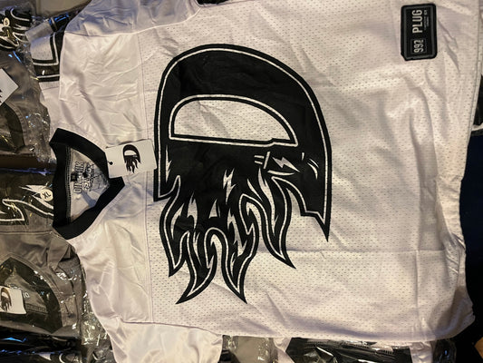 D FLAME - WHITE/BLACK JERSEY