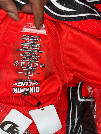 D FLAME - RED/BLACK JERSEY