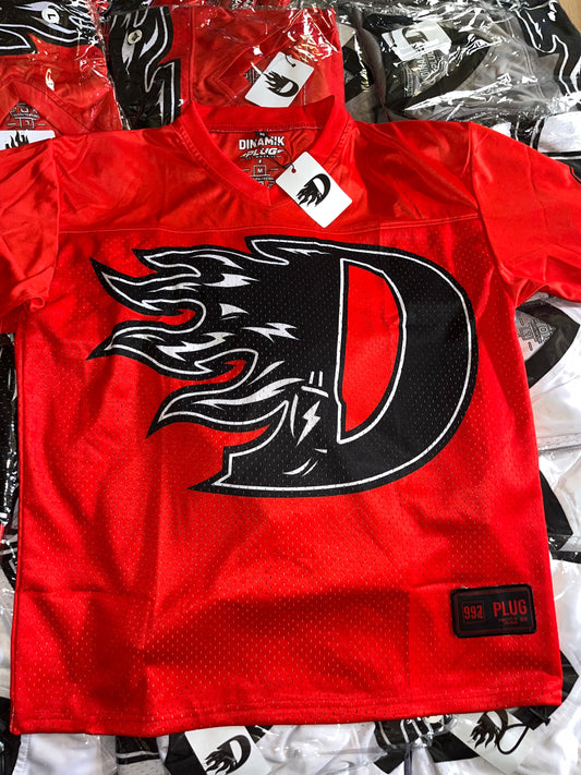 D FLAME - RED/BLACK JERSEY