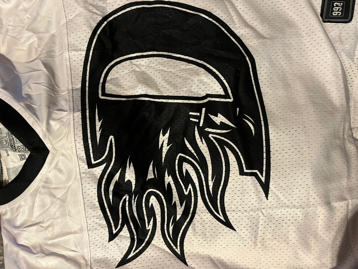 D FLAME - WHITE/BLACK JERSEY