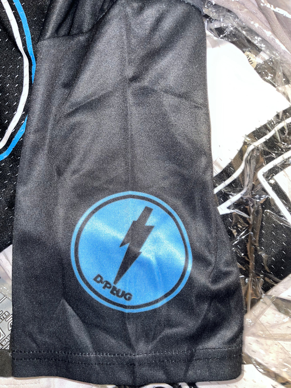 D FLAME - BLACK/BLUE JERSEY