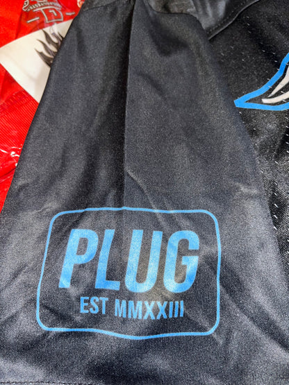 D FLAME - BLACK/BLUE JERSEY