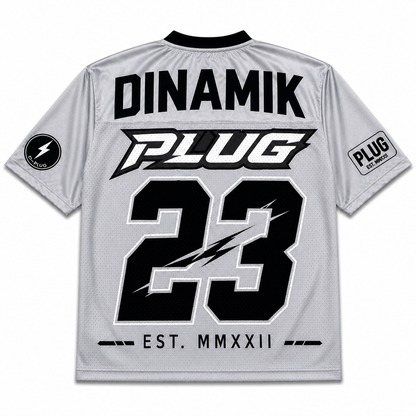 D FLAME - GRAY/BLACK JERSEY