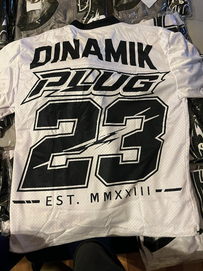 D FLAME - WHITE/BLACK JERSEY