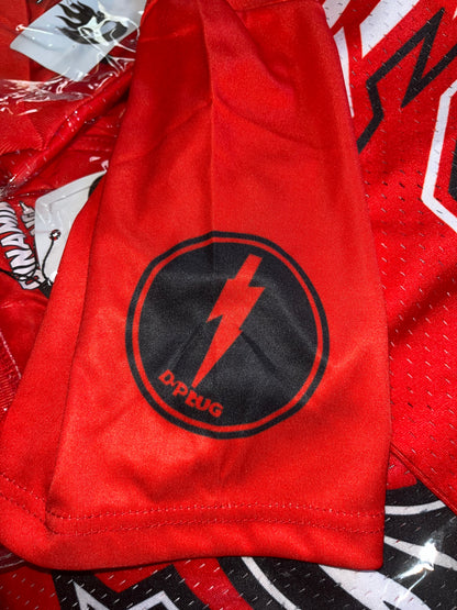 D FLAME - RED/BLACK JERSEY