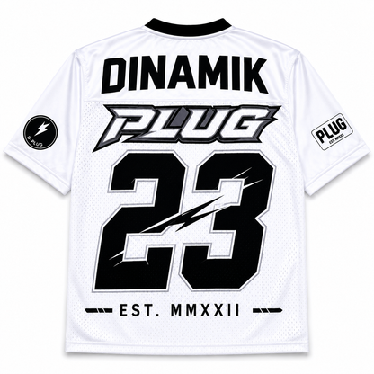 D FLAME - WHITE/BLACK JERSEY