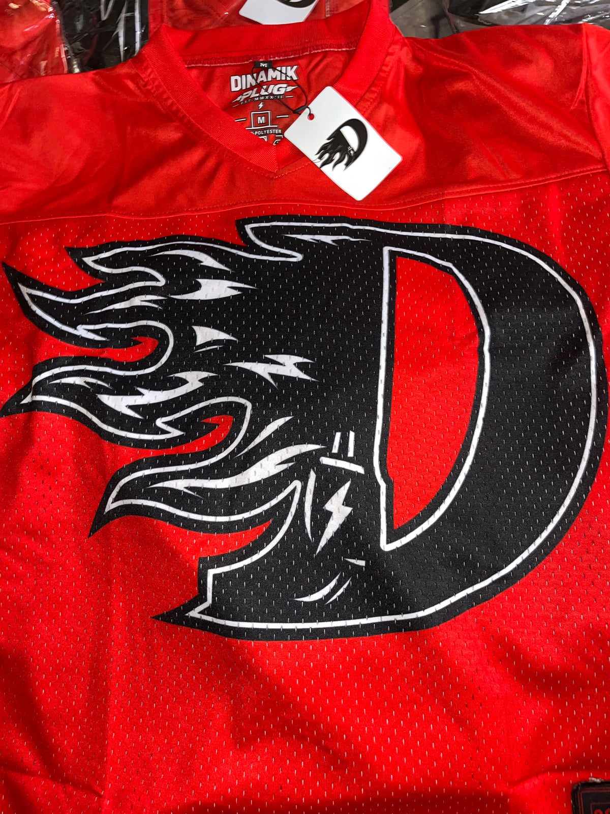 D FLAME - RED/BLACK JERSEY