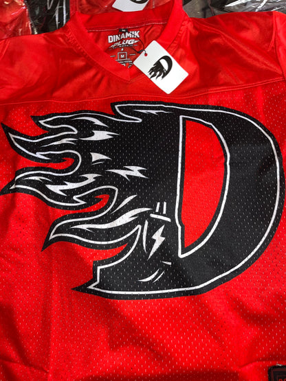 D FLAME - RED/BLACK JERSEY