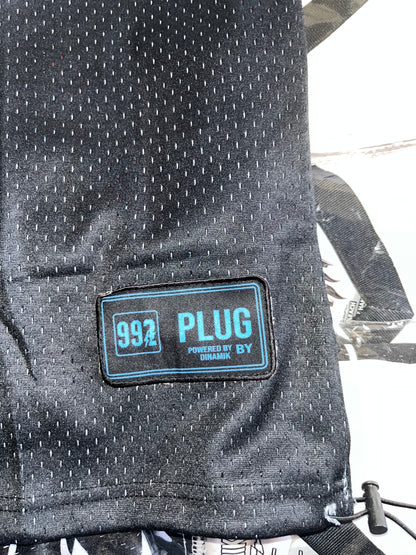 D FLAME - BLACK/BLUE JERSEY