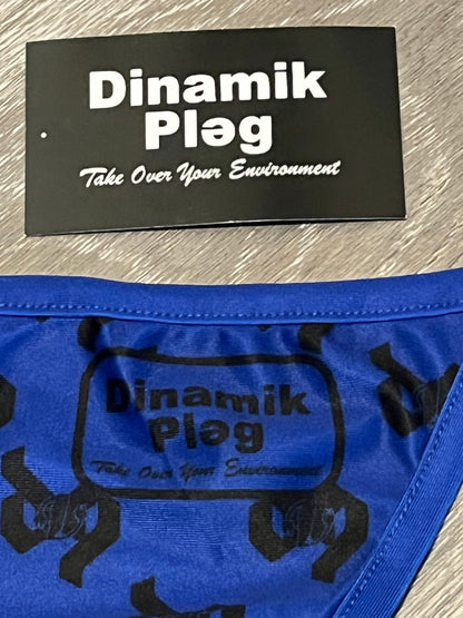 Dinamikplug Ladies Two Piece Swimsuit Blue Beachwear