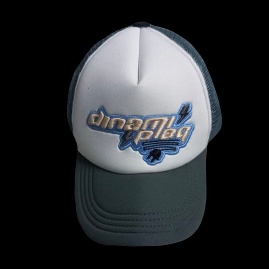 Vlotz Trucker Hat (Gray/Blue)
