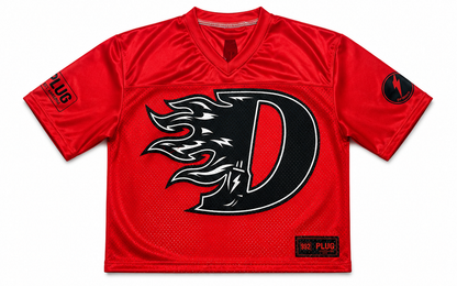 D FLAME - RED/BLACK JERSEY